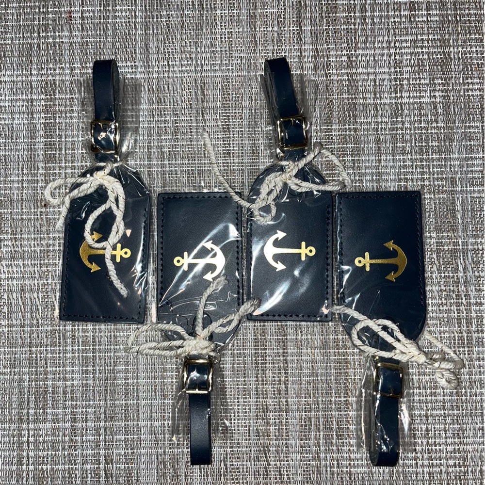 Nautical Anchor Luggage Tags